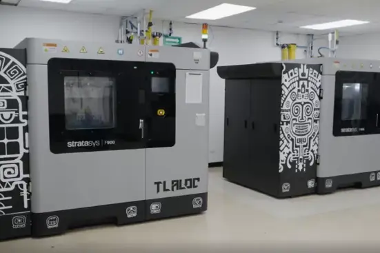 Stratasys F900 nyomtatók a GM silao-i üzemében.